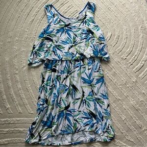 Kate & Sam | Floral Print Sleeveless Dress